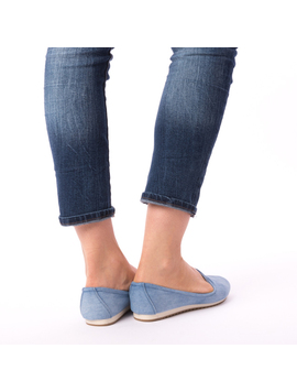 Mocasini Dama Denim Fast Albastru Deschis