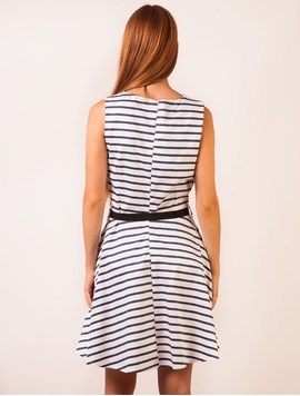 Rochie Dama Driftwood And Marble White&Blue