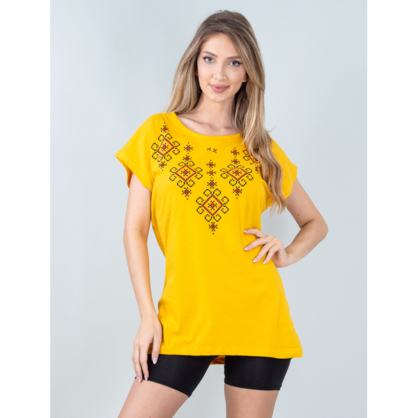 Tricou Dama Jefferas Mustar