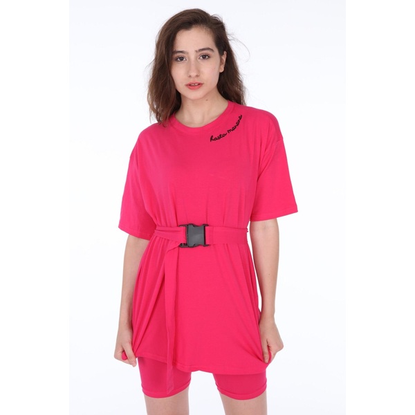 Compleu Dama Colant Cu Tricou Minerva Fucsia