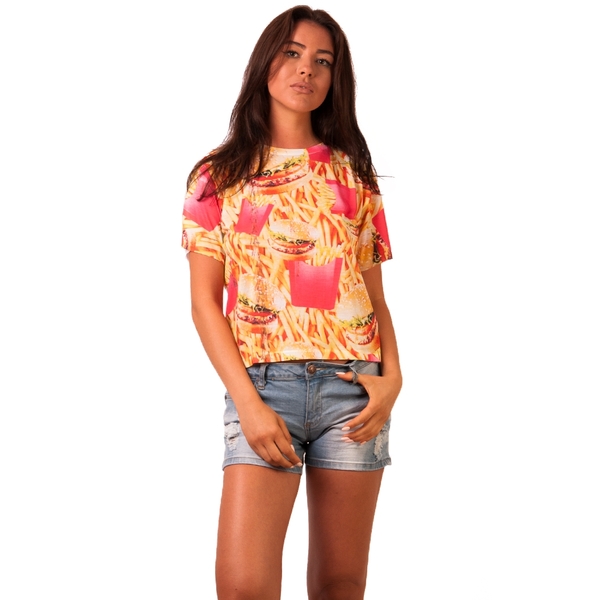 Bluza Dama Burger Necessities Alba