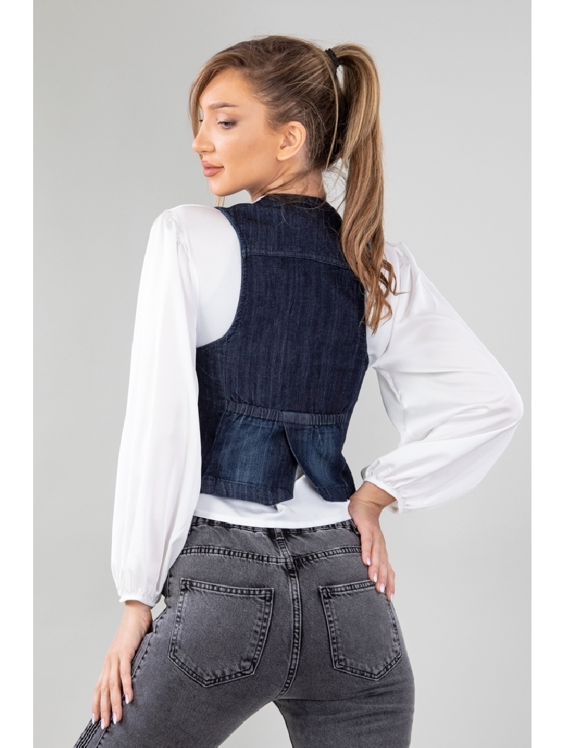 Vesta Dama Denim Patsy Bleumarin